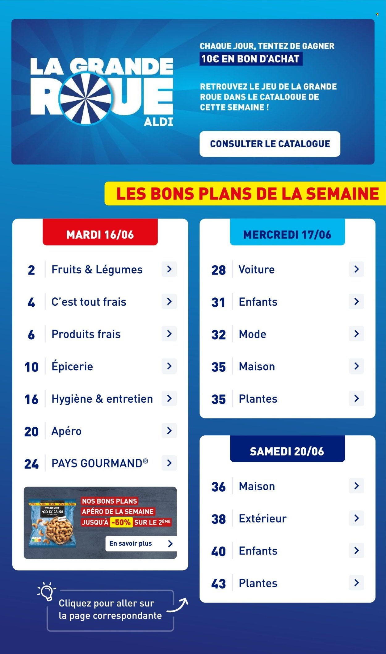 Catalogue ALDI - Nos bons plans apéro de la semaine