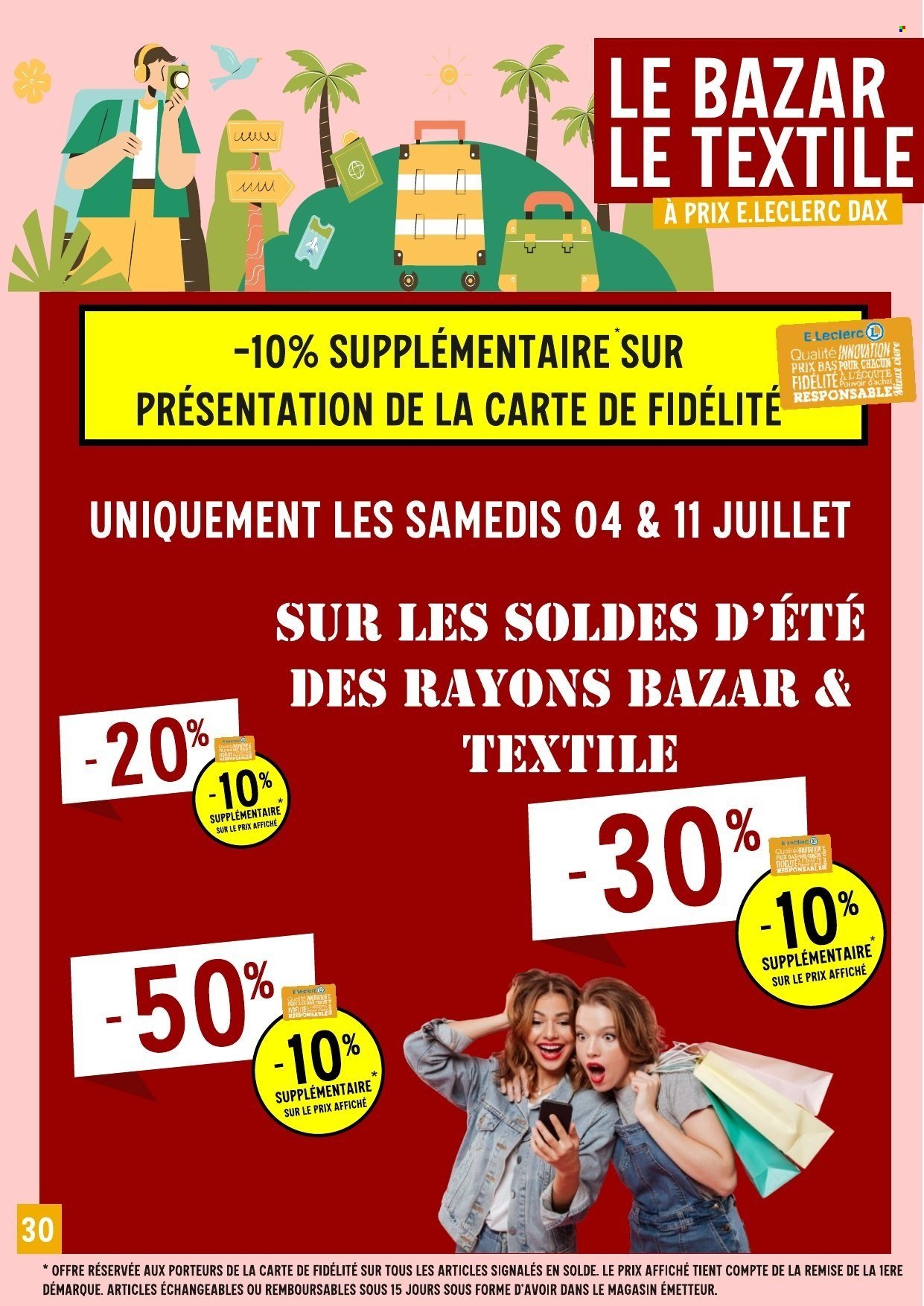 Catalogue E.LECLERC - ANNNIVERSAIRE DAX