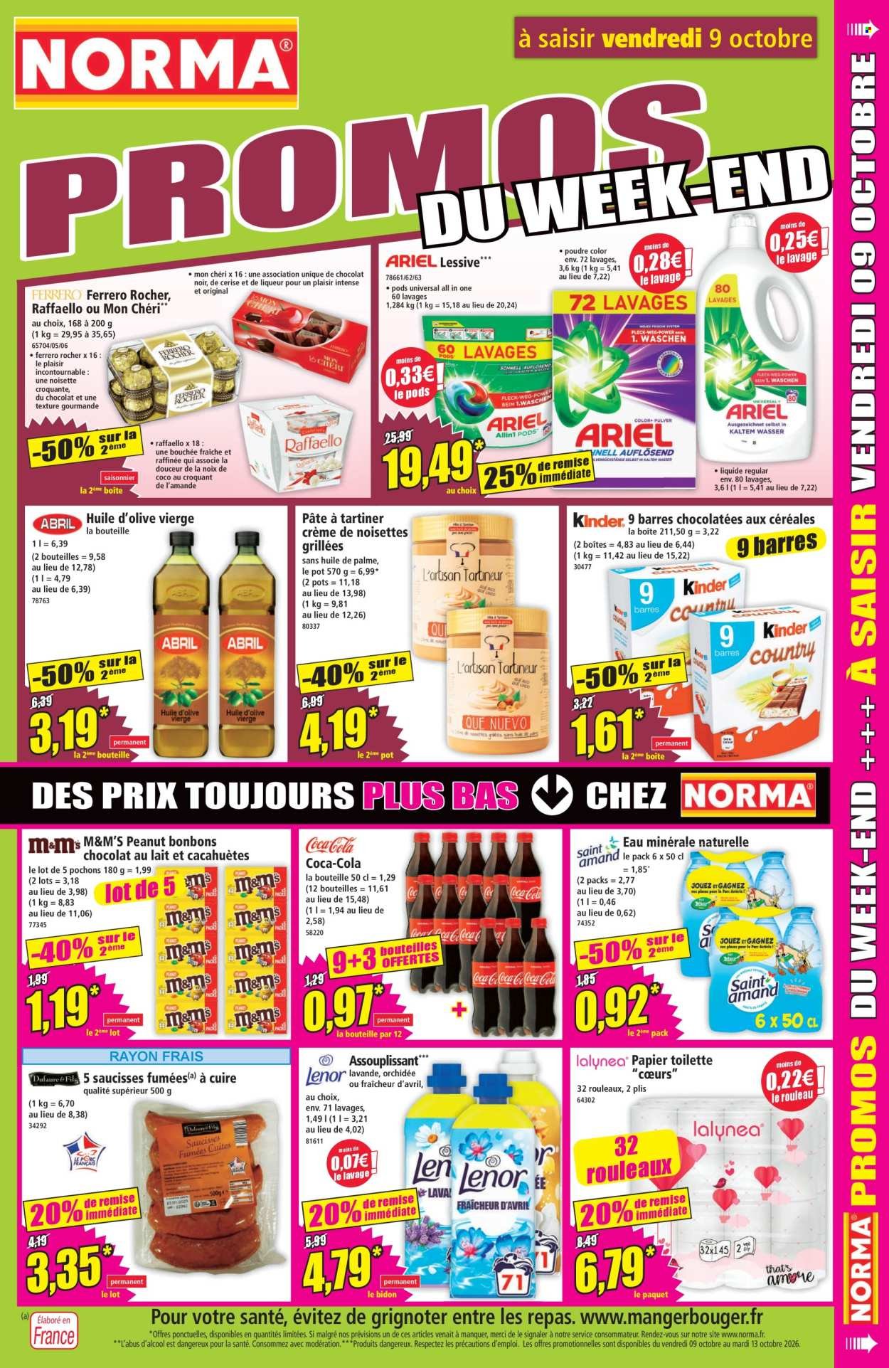 Catalogue NORMA - Du mercredi 7 octobre 2026