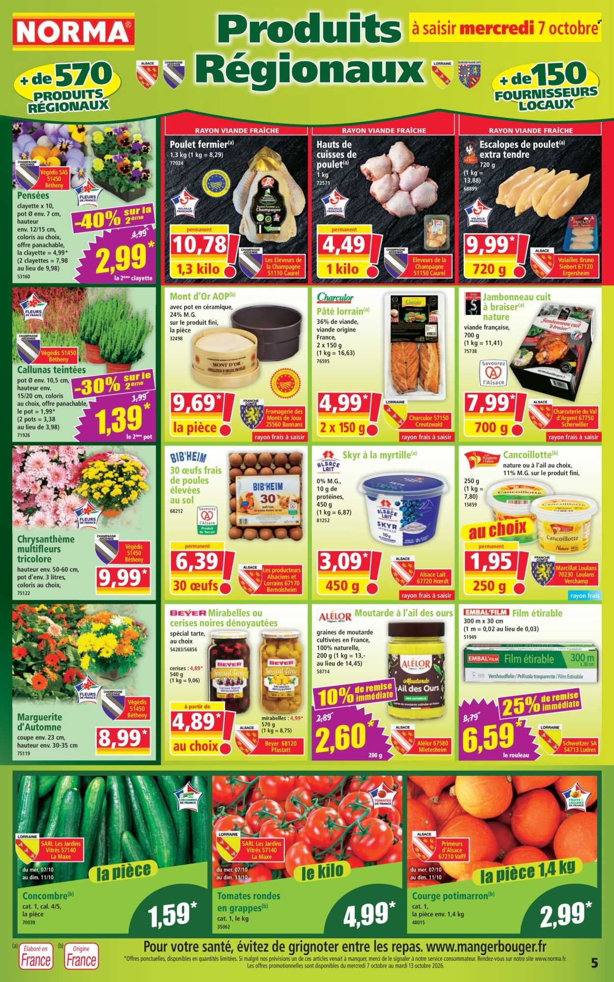 Catalogue NORMA - Du mercredi 7 octobre 2026