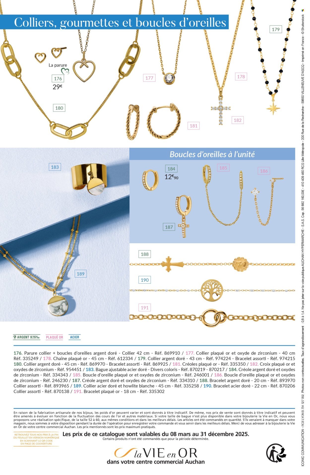 Catalogue AUCHAN - La Vie en Or : Baptême - Communion (2025-03-11 - 2025-12-31)