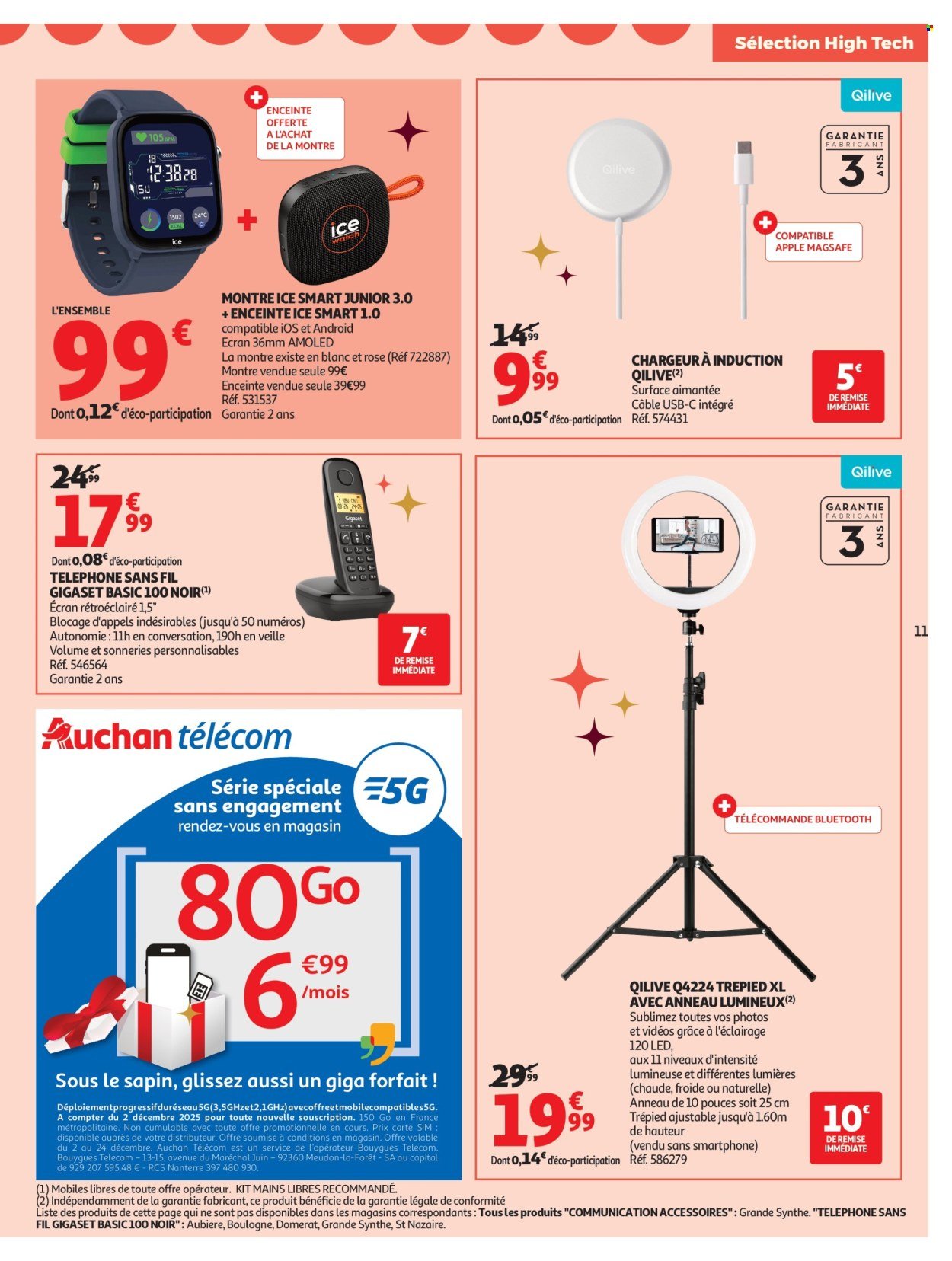 Catalogue AUCHAN - Bon Noël et Bonnes Affaires : Sélection hig-tech (2025-12-02 - 2025-12-24)