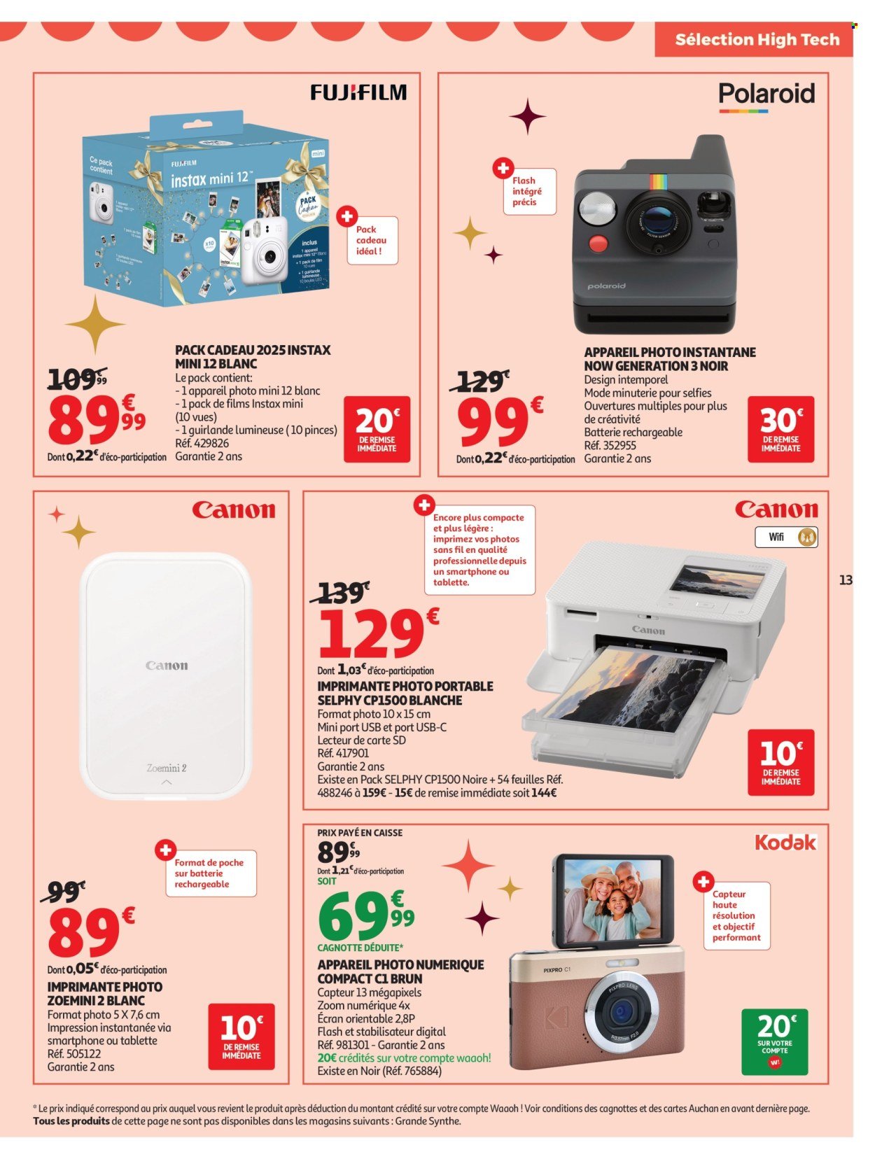 Catalogue AUCHAN - Bon Noël et Bonnes Affaires : Sélection hig-tech (2025-12-02 - 2025-12-24)