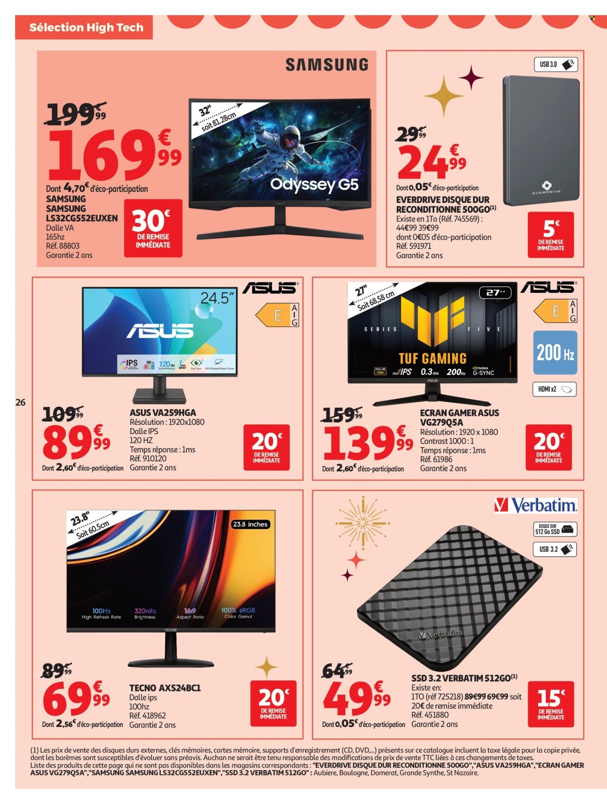 Catalogue AUCHAN - Bon Noël et Bonnes Affaires : Sélection hig-tech (2025-12-02 - 2025-12-24)