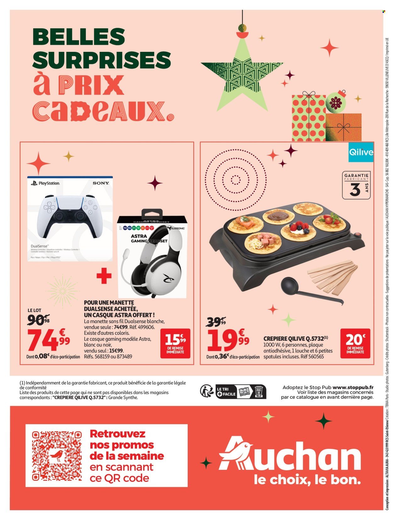 Catalogue AUCHAN - Bon Noël et Bonnes Affaires : Sélection hig-tech (2025-12-02 - 2025-12-24)