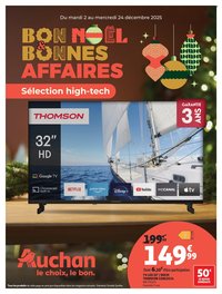 Catalogue AUCHAN - Bon Noël et Bonnes Affaires : Sélection hig-tech (2025-12-02 - 2025-12-24)