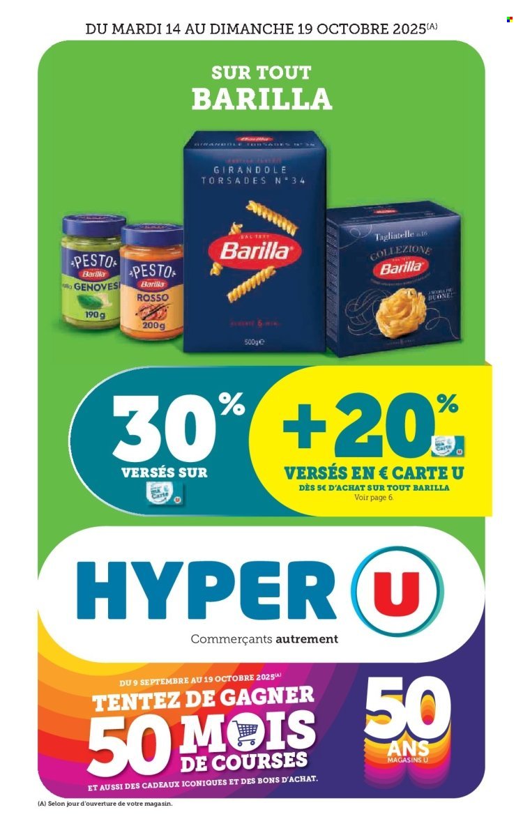 Catalogue HYPER U - Les prix bas de la semaine (2025-10-14 - 2025-10-19)