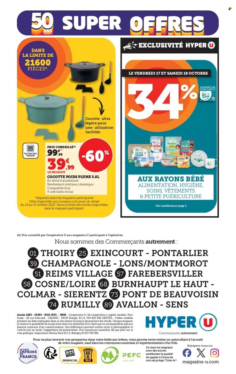 Catalogue HYPER U - Les prix bas de la semaine (2025-10-14 - 2025-10-19)