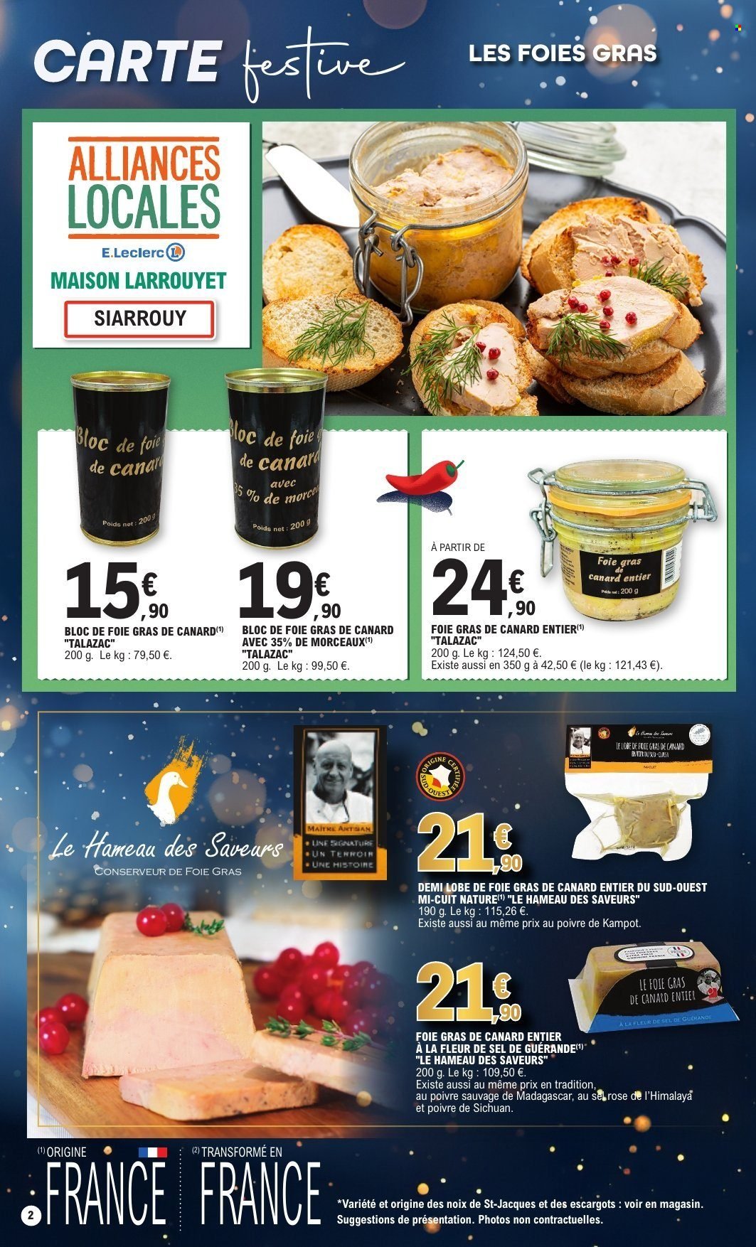 Catalogue E.LECLERC - MENUS FA (2025-12-01 - 2025-12-31)