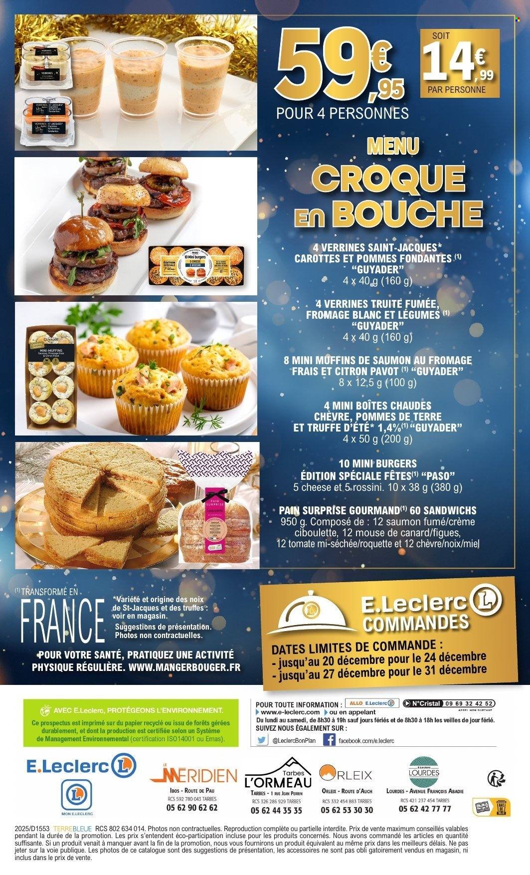 Catalogue E.LECLERC - MENUS FA (2025-12-01 - 2025-12-31)