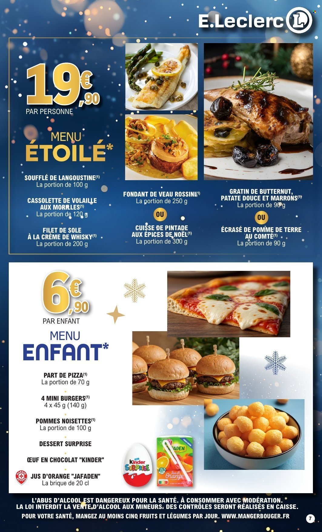 Catalogue E.LECLERC - MENUS FA (2025-12-01 - 2025-12-31)