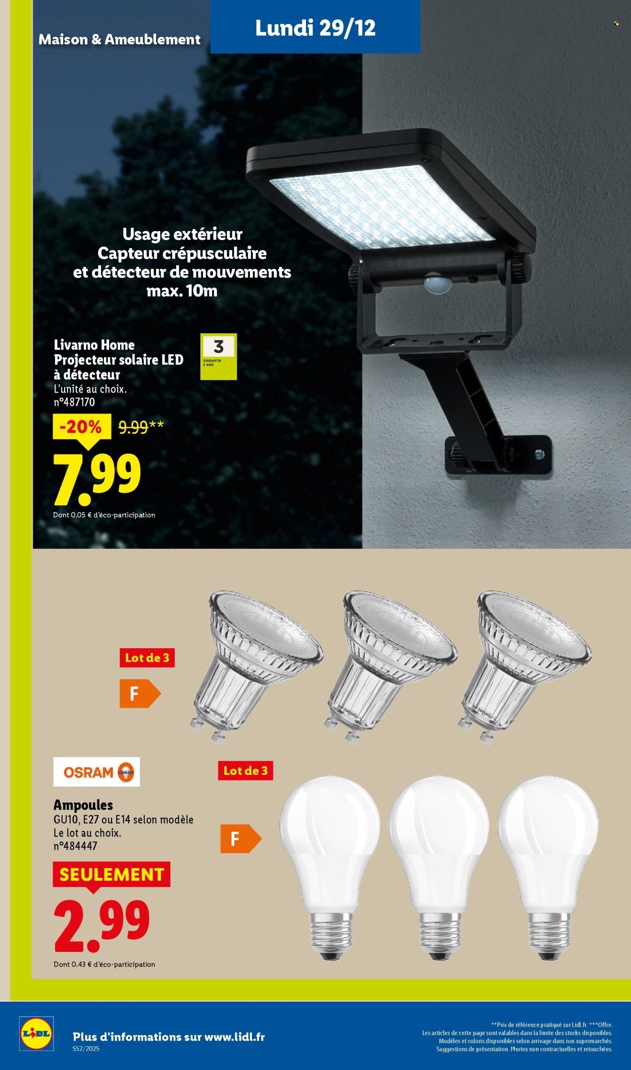 Catalogue LIDL - Les bonnes affaires de la semaine (2025-12-27 - 2025-12-29)