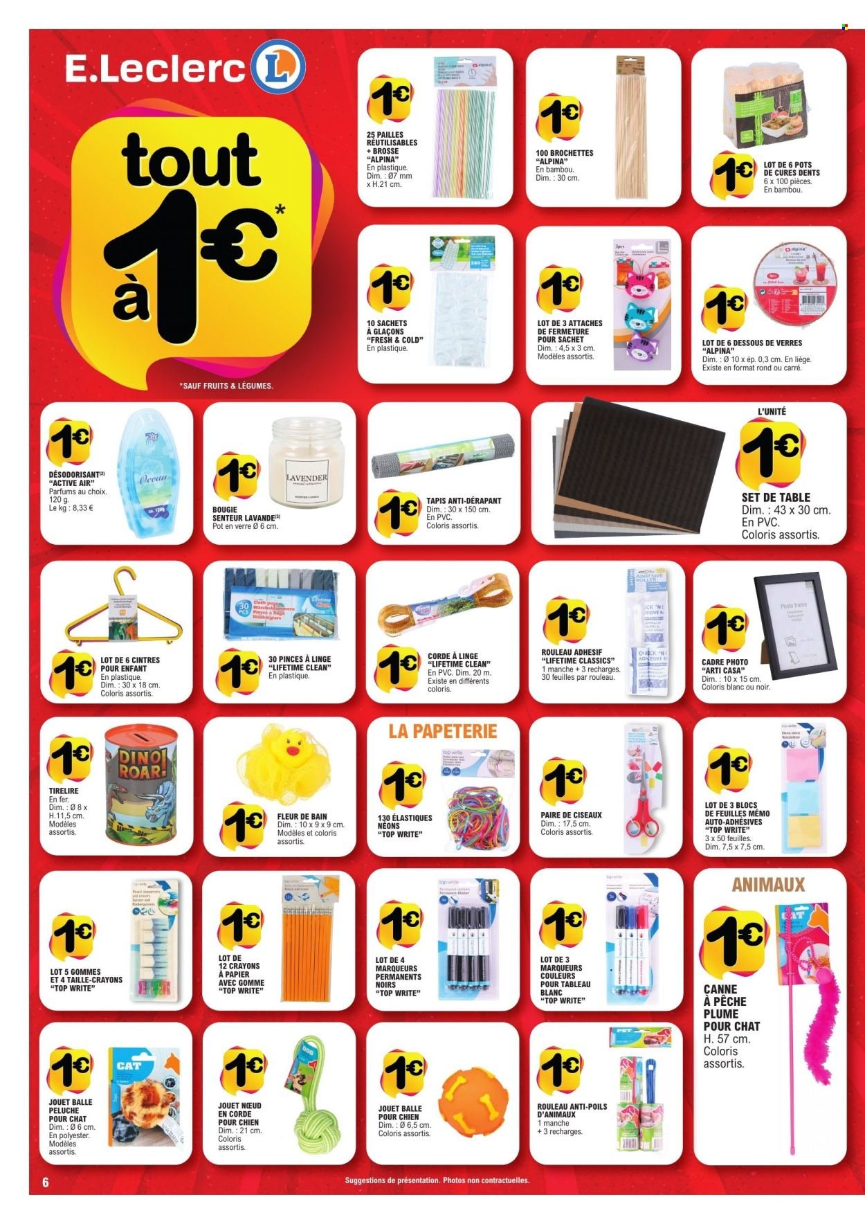 Catalogue E.LECLERC - TOUT A 1€ N°1