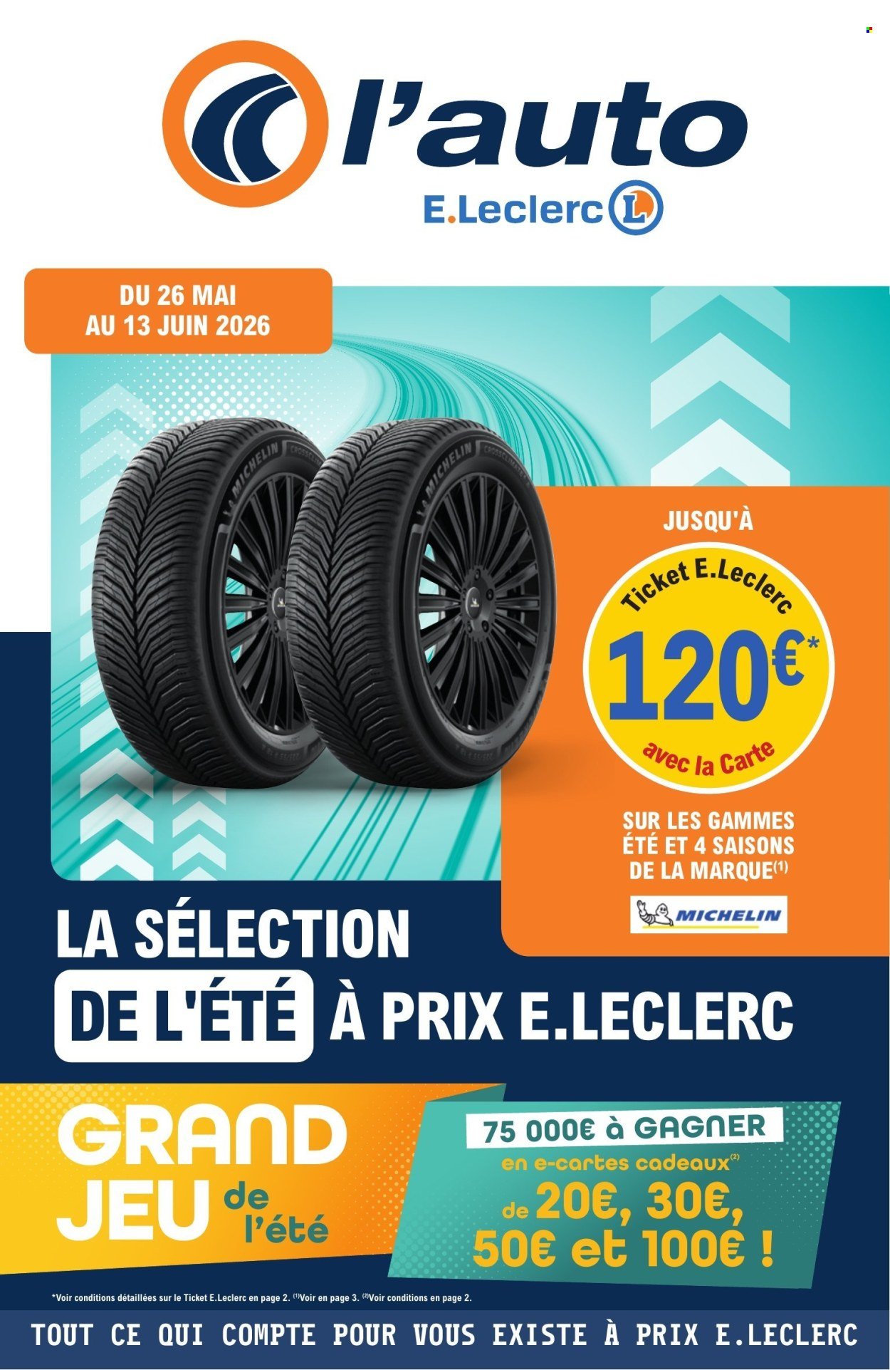 Catalogue E.LECLERC - GRAND JEU DE L'ETE