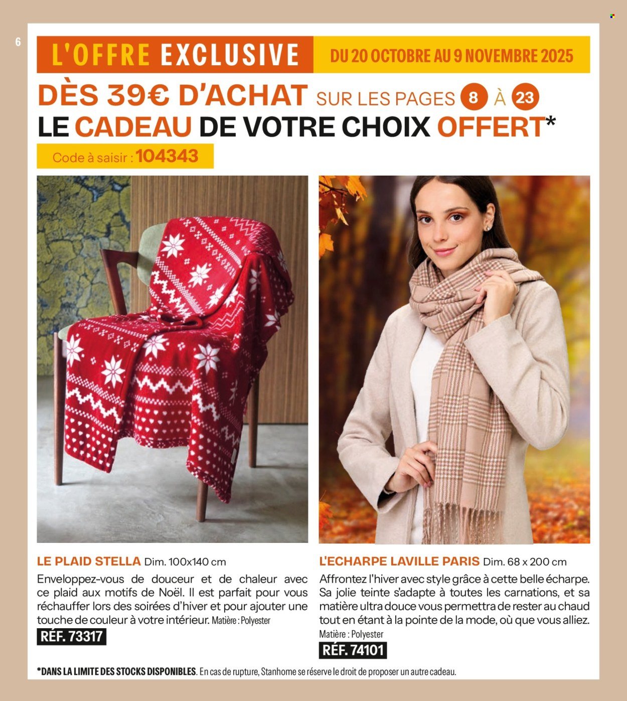 Catalogue STANHOME - Réalisons les rêves des enfants malades (2025-10-20 - 2025-11-09)