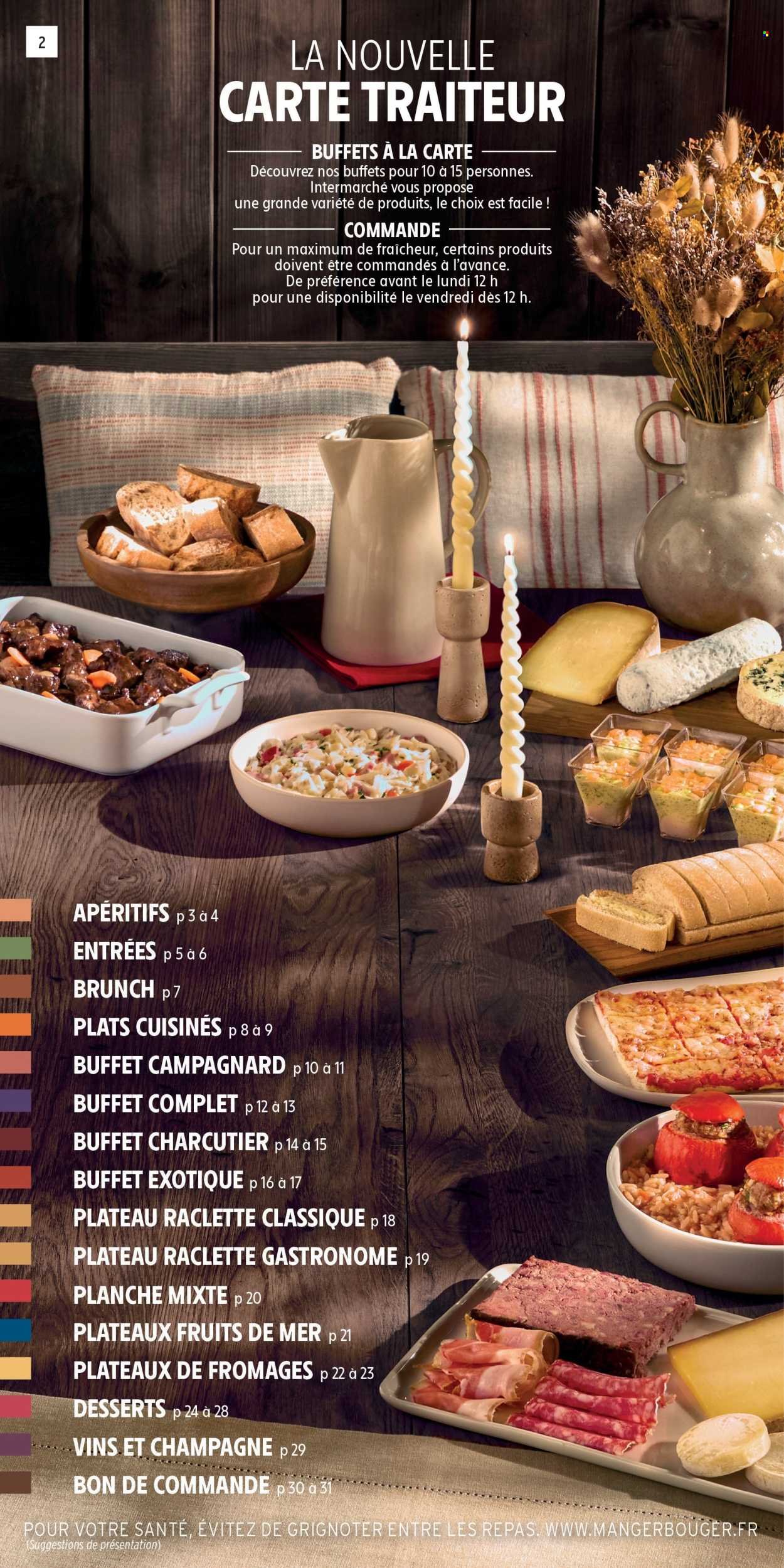 Catalogue INTERMARCHÉ - Les menus traiteur automne/hiver