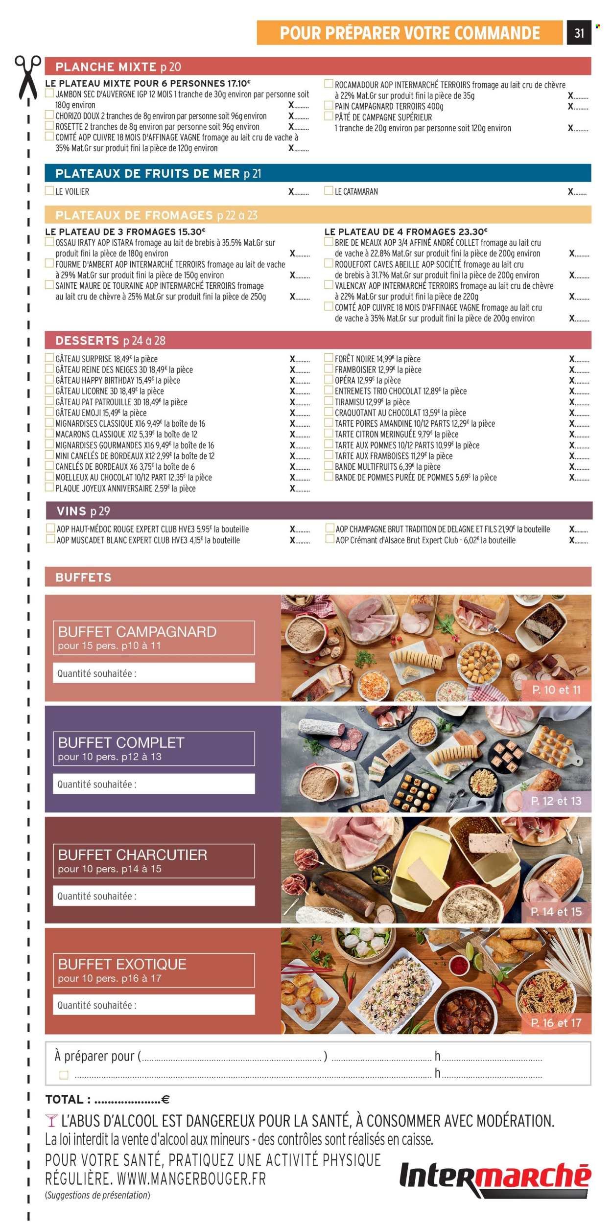 Catalogue INTERMARCHÉ - Les menus traiteur automne/hiver