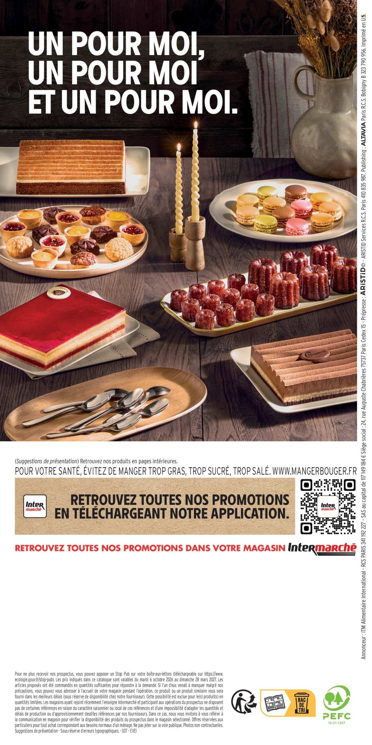 Catalogue INTERMARCHÉ - Les menus traiteur automne/hiver