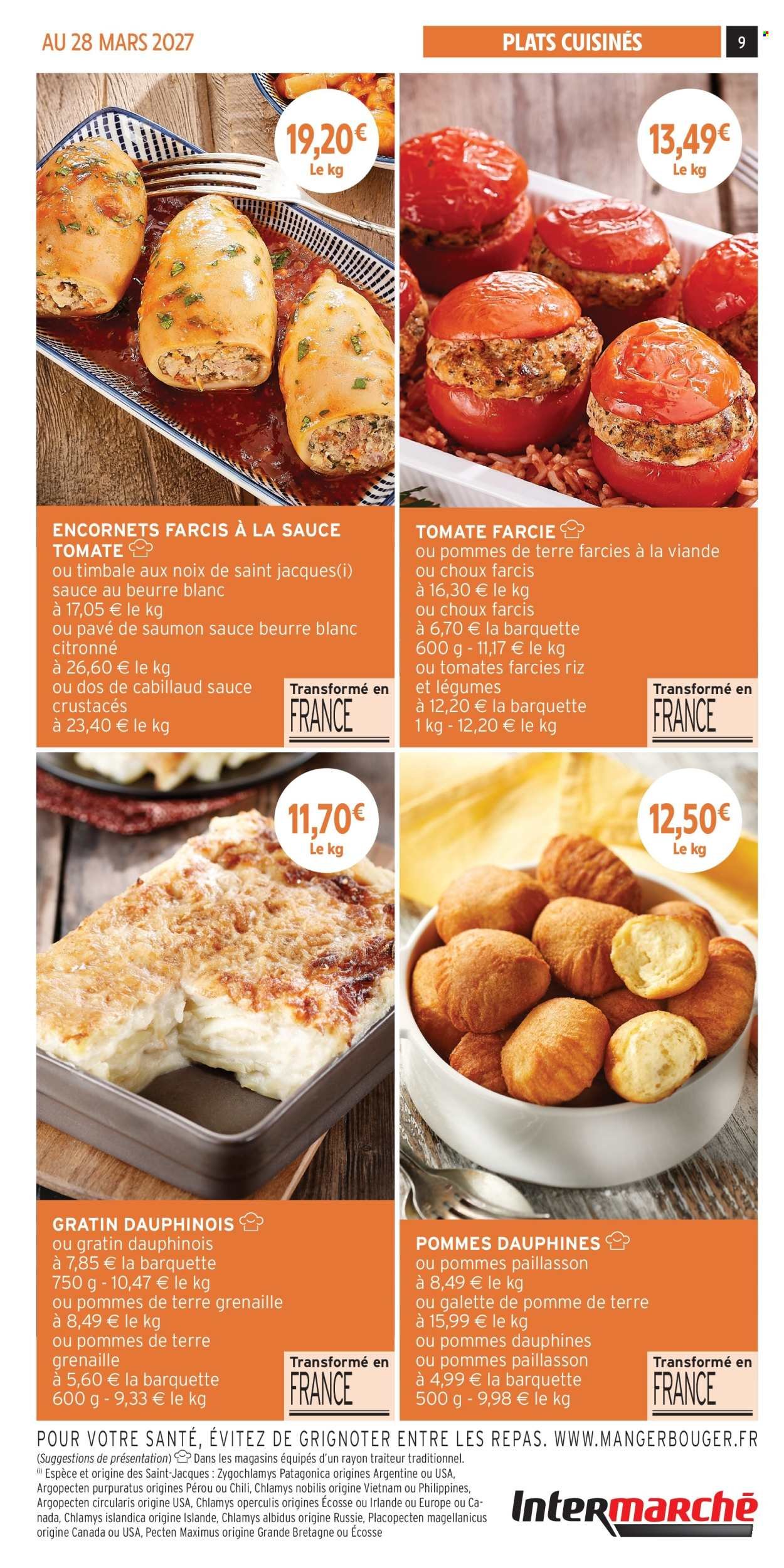 Catalogue INTERMARCHÉ - Les menus traiteur automne/hiver