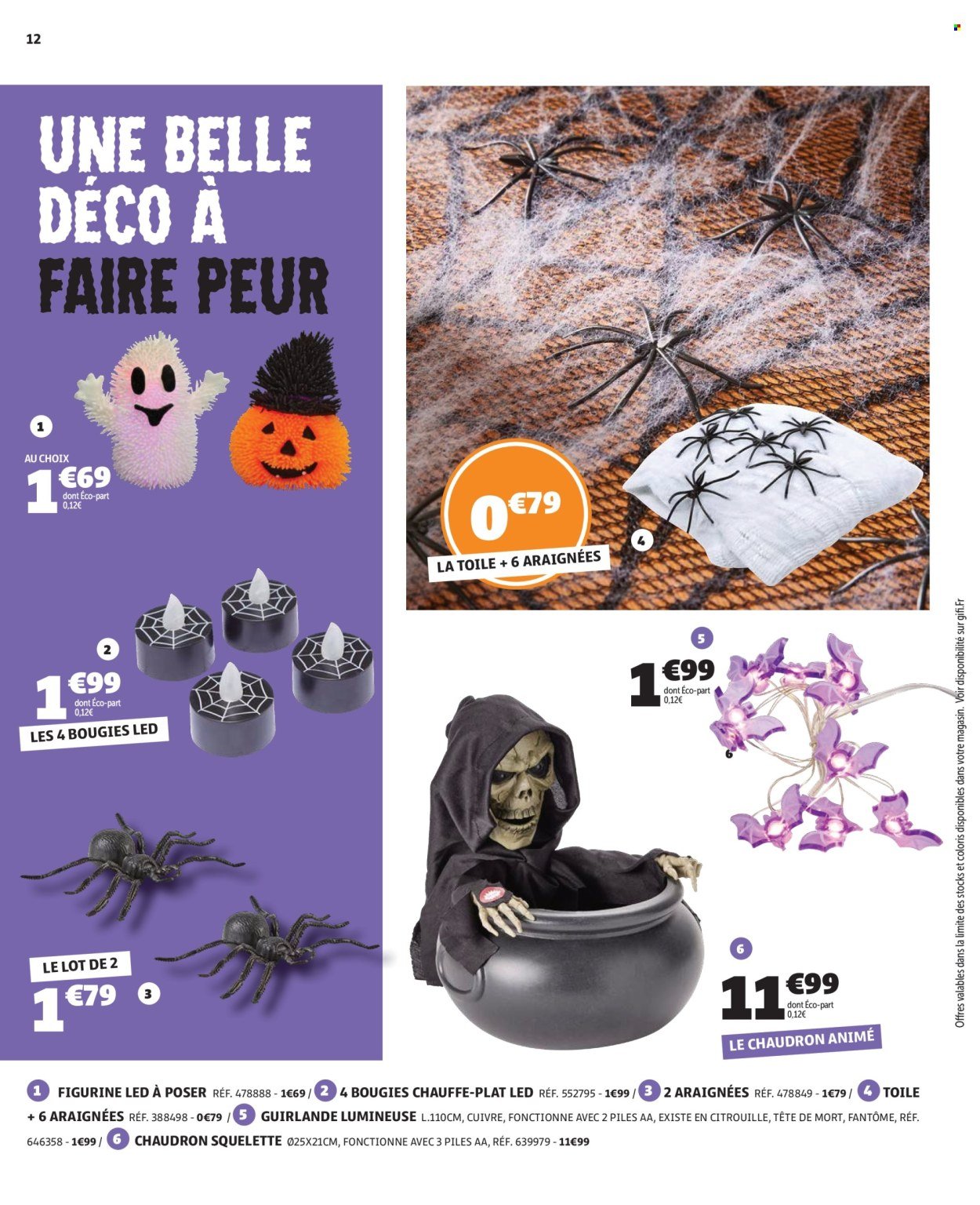 Catalogue GIFI - Halloween : Même pas peur !