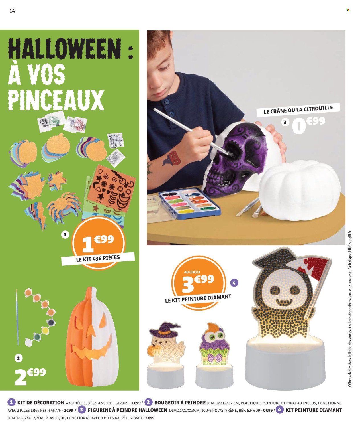 Catalogue GIFI - Halloween : Même pas peur !