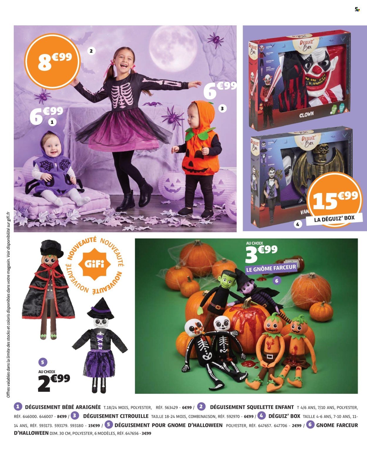 Catalogue GIFI - Halloween : Même pas peur !