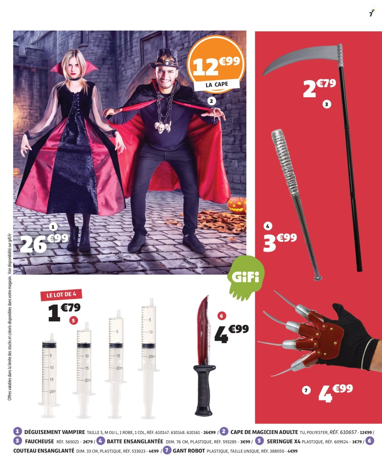 Catalogue GIFI - Halloween : Même pas peur !