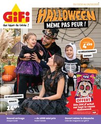 Catalogue GIFI - Halloween : Même pas peur !