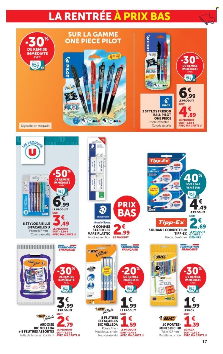 Catalogue SUPER U - La rentrée à prix bas
