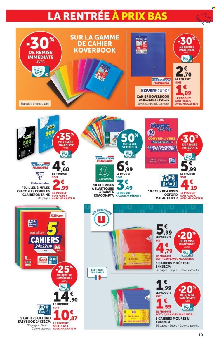 Catalogue SUPER U - La rentrée à prix bas
