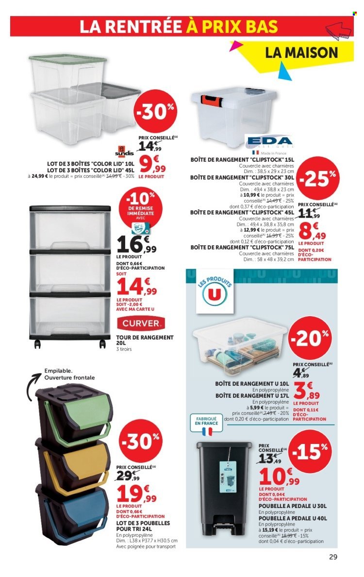 Catalogue SUPER U - La rentrée à prix bas