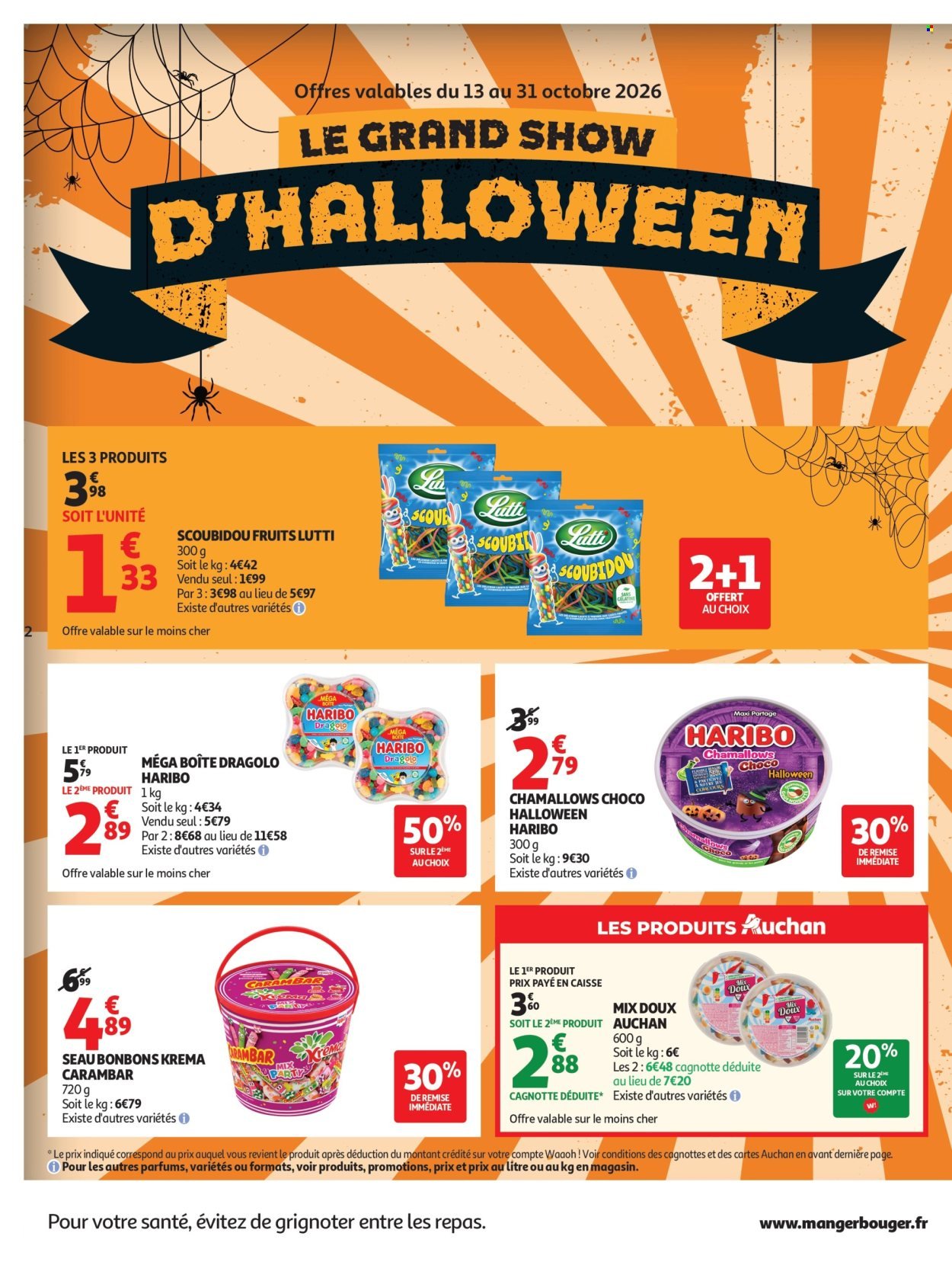 Catalogue AUCHAN - Halloween supers