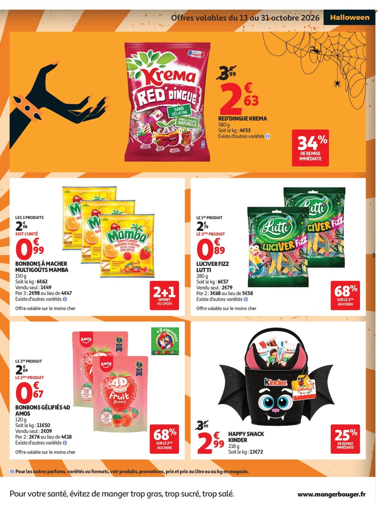 Catalogue AUCHAN - Halloween supers