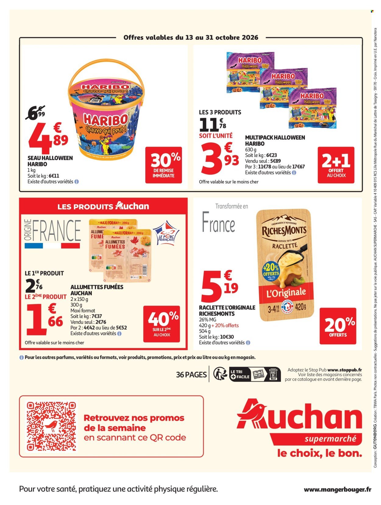 Catalogue AUCHAN - Halloween supers