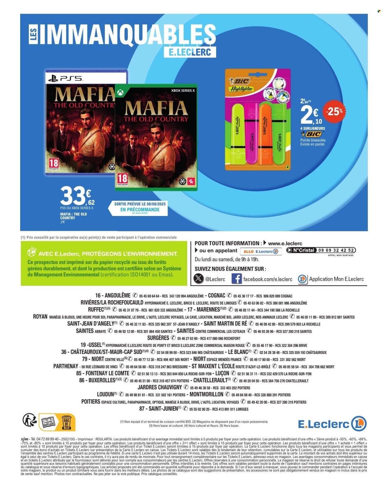 Catalogue E.LECLERC - TRAFIC POUVOIR D'ACHAT (2025-08-05 - 2025-08-09)