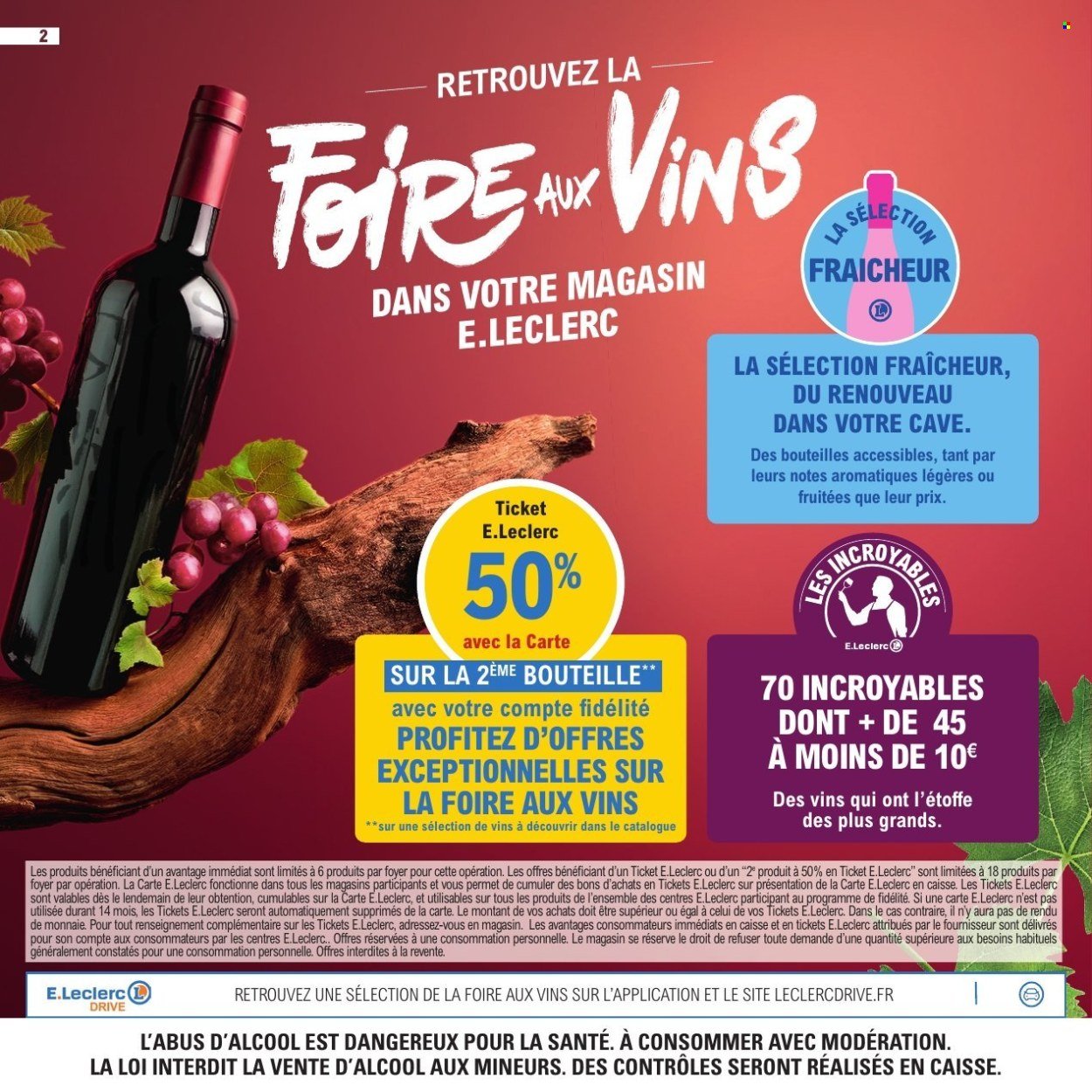 Catalogue E.LECLERC - FOIRE AUX VINS (2025-09-27 - 2025-10-11)