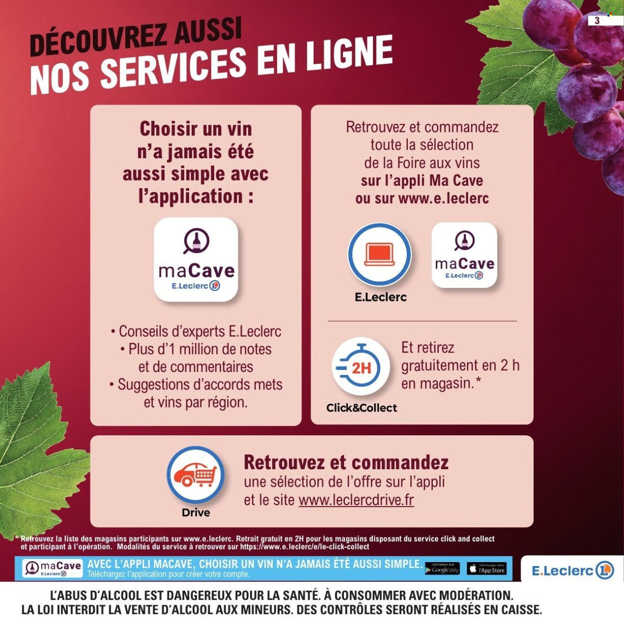 Catalogue E.LECLERC - FOIRE AUX VINS (2025-09-27 - 2025-10-11)