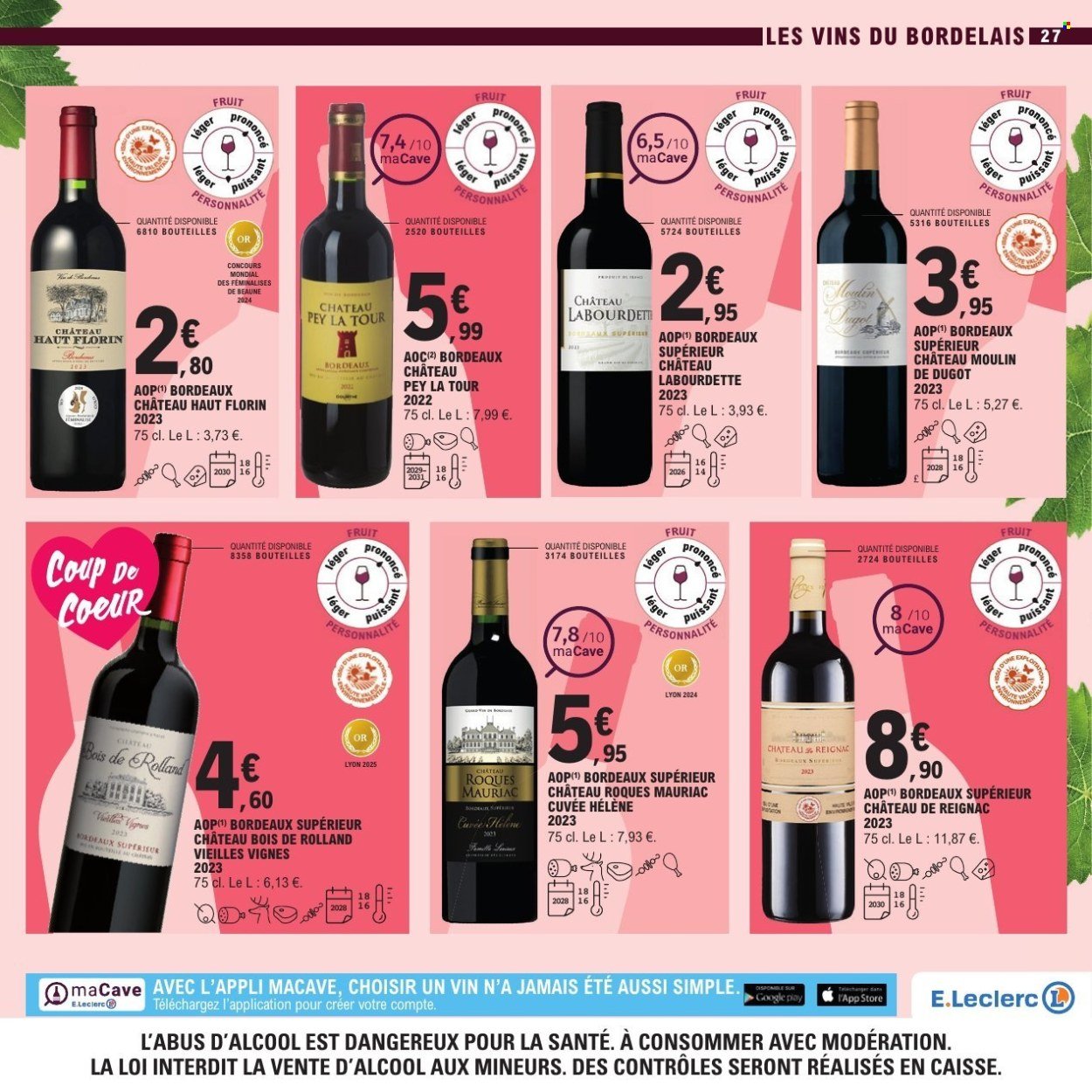 Catalogue E.LECLERC - FOIRE AUX VINS (2025-09-27 - 2025-10-11)