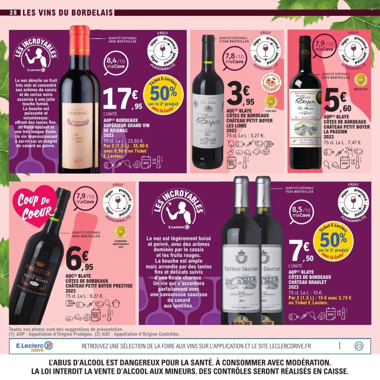 Catalogue E.LECLERC - FOIRE AUX VINS (2025-09-27 - 2025-10-11)