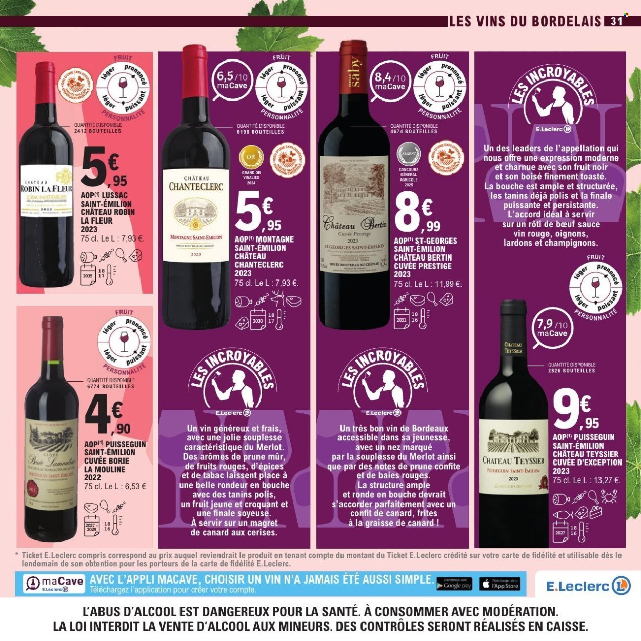 Catalogue E.LECLERC - FOIRE AUX VINS (2025-09-27 - 2025-10-11)