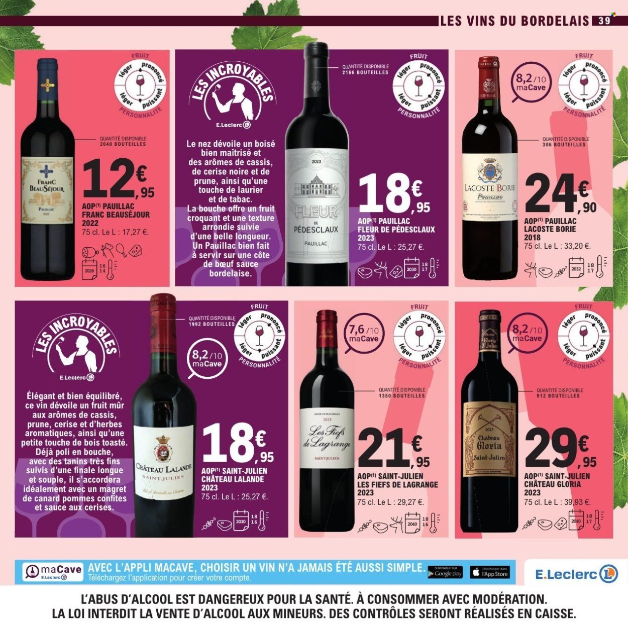 Catalogue E.LECLERC - FOIRE AUX VINS (2025-09-27 - 2025-10-11)