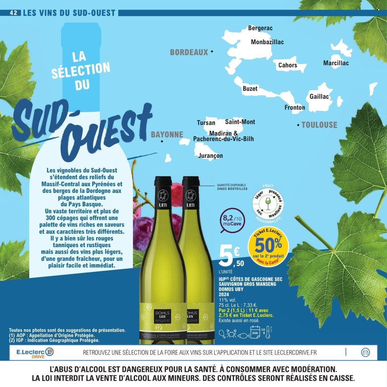 Catalogue E.LECLERC - FOIRE AUX VINS (2025-09-27 - 2025-10-11)
