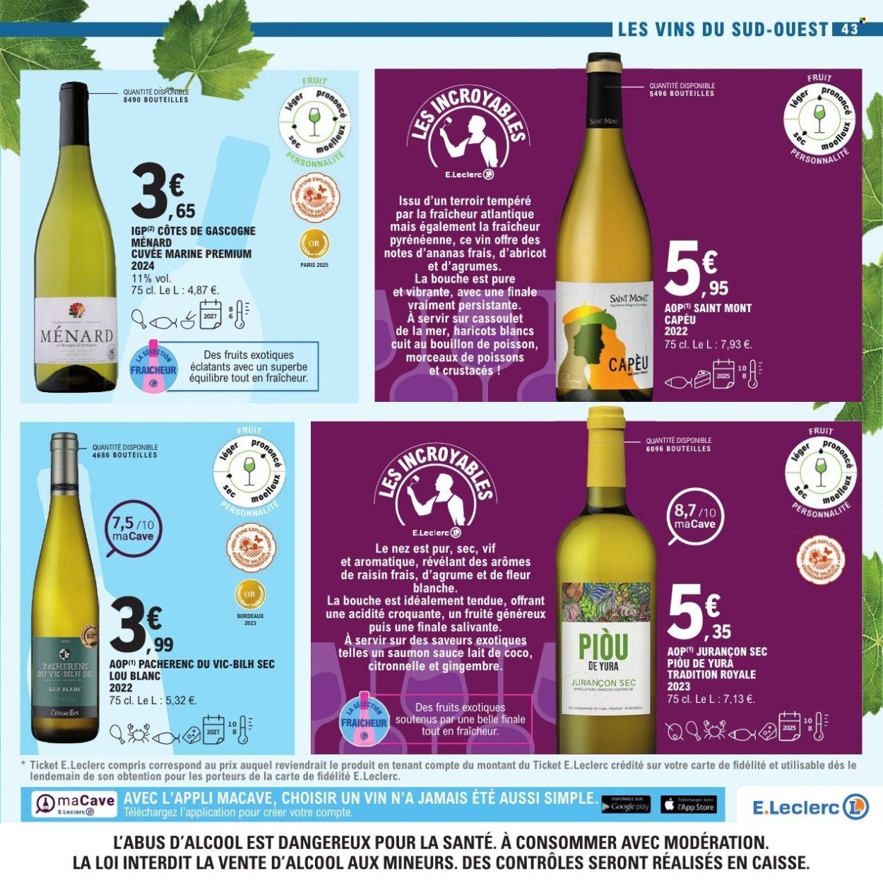 Catalogue E.LECLERC - FOIRE AUX VINS (2025-09-27 - 2025-10-11)