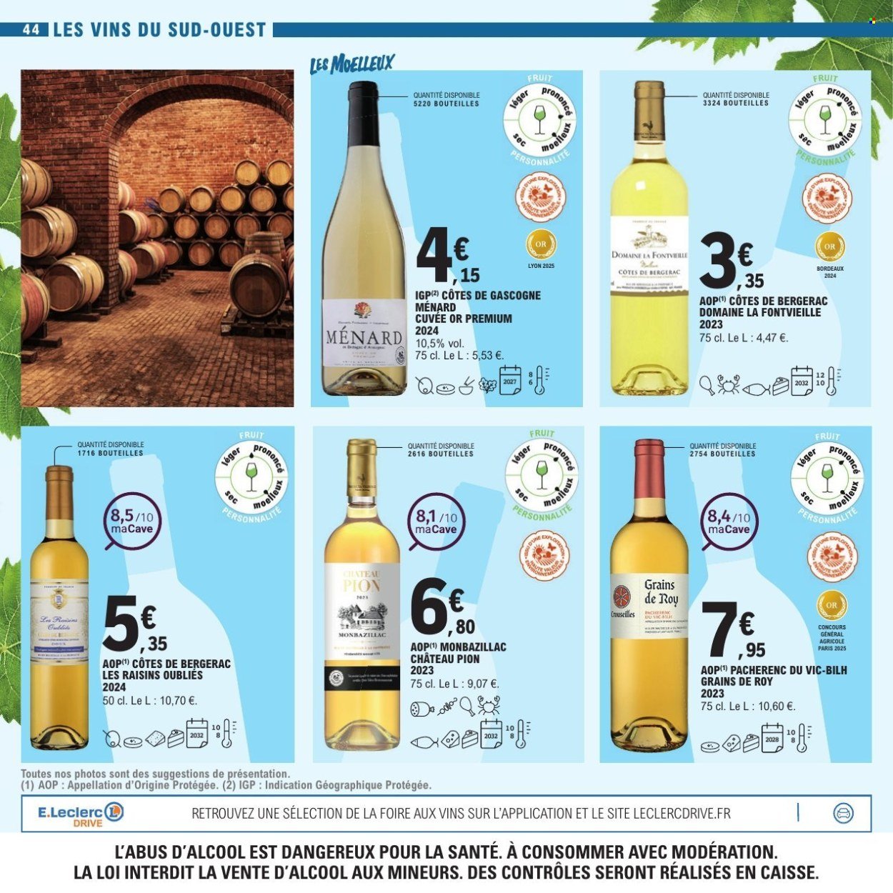 Catalogue E.LECLERC - FOIRE AUX VINS (2025-09-27 - 2025-10-11)