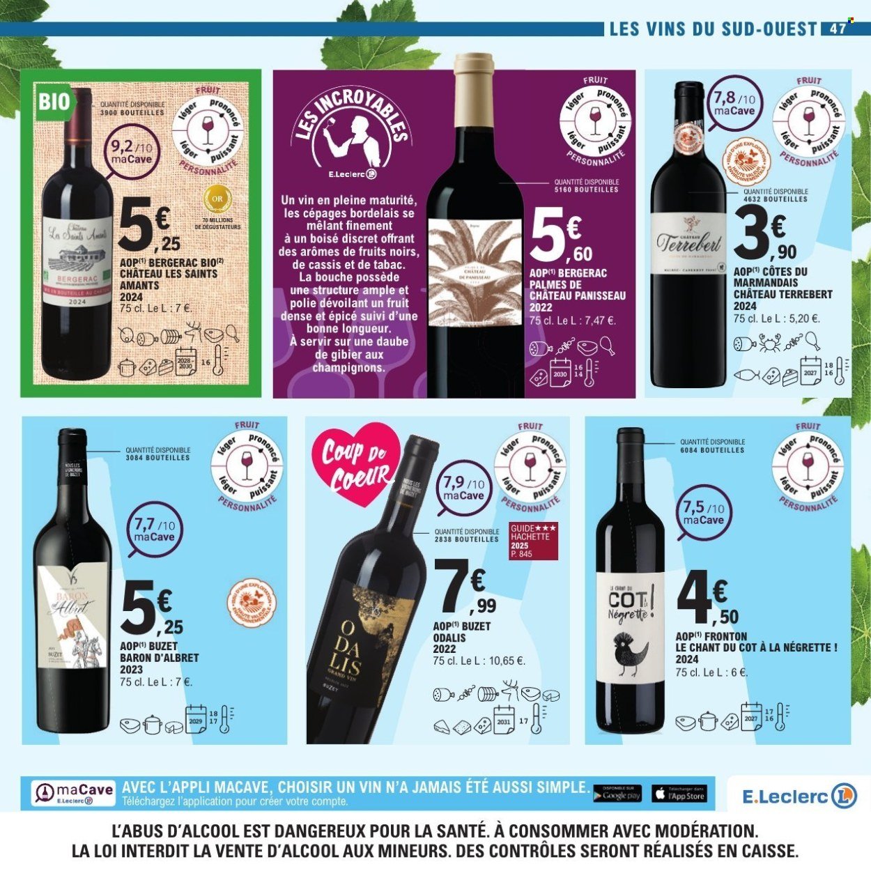 Catalogue E.LECLERC - FOIRE AUX VINS (2025-09-27 - 2025-10-11)