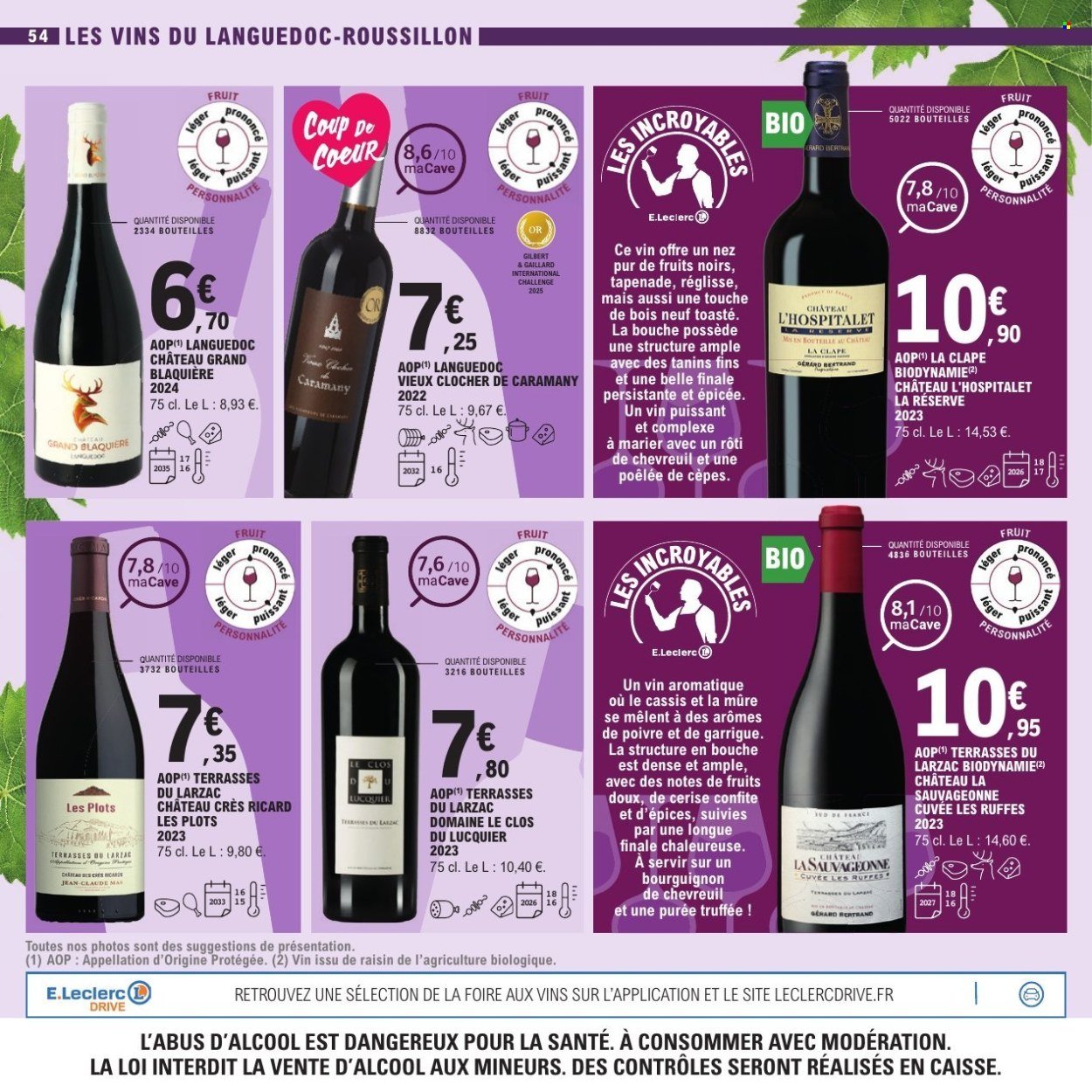 Catalogue E.LECLERC - FOIRE AUX VINS (2025-09-27 - 2025-10-11)