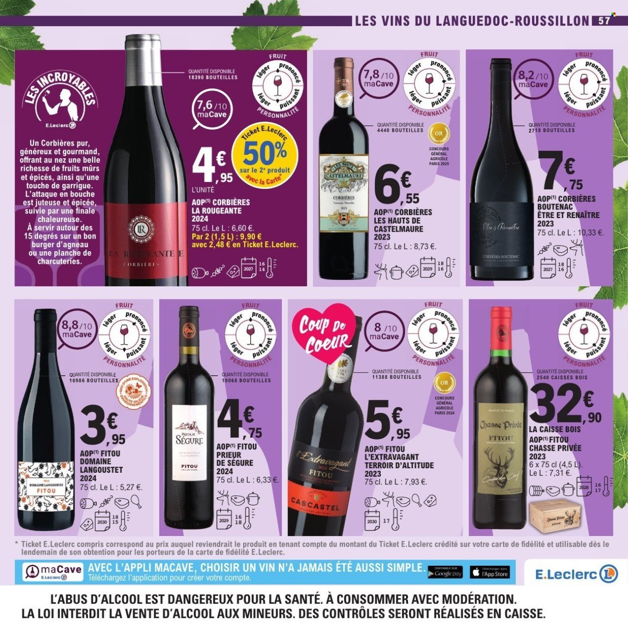 Catalogue E.LECLERC - FOIRE AUX VINS (2025-09-27 - 2025-10-11)