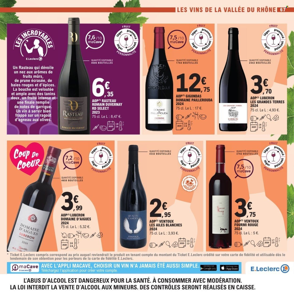 Catalogue E.LECLERC - FOIRE AUX VINS (2025-09-27 - 2025-10-11)