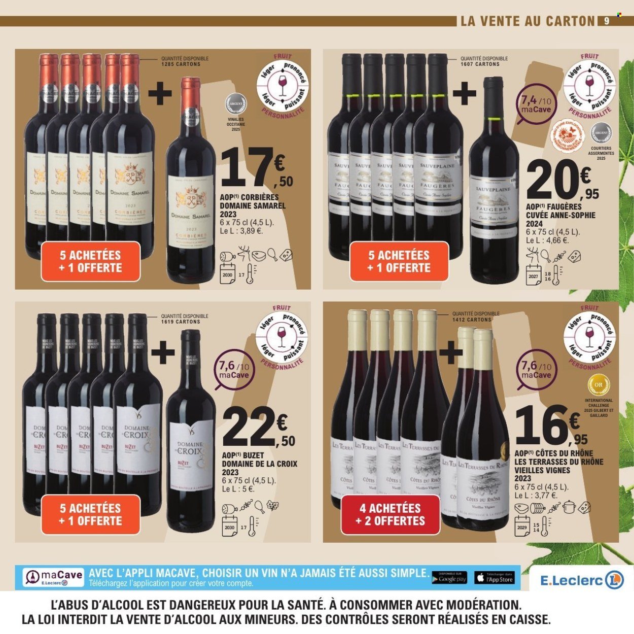 Catalogue E.LECLERC - FOIRE AUX VINS (2025-09-27 - 2025-10-11)