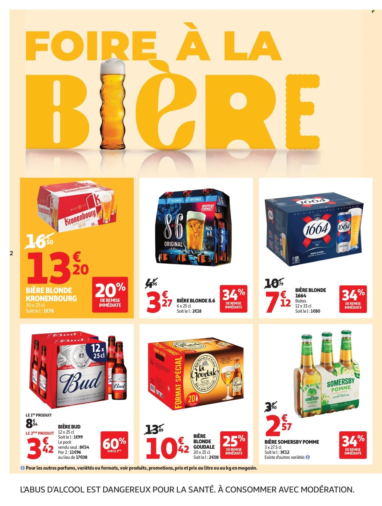 Catalogue AUCHAN - Foire à la bière dans votre super : sans pression pour le budget (2025-07-29 - 2025-08-09)